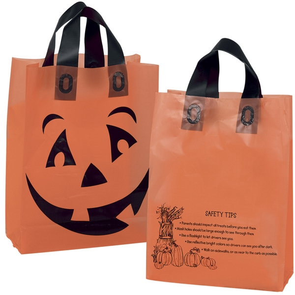 Pumpkin Face Halloween Trick or Treat Bag 