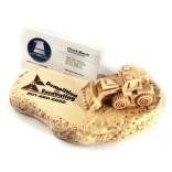 Rock Design w/ Tractor Paperweight/Award 