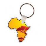 Africa Soft Vinyl Key Tag