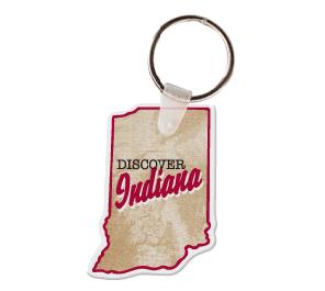 Indiana Soft Vinyl Key Tag