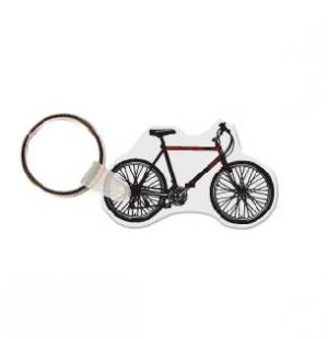 Bicycle Side View  Soft Vinyl Keychain