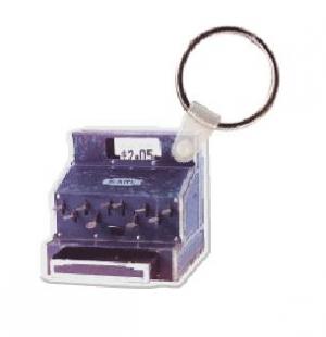 Old Fashioned Cash Register Soft Vinyl Keychain