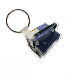 Car Battery Soft Vinyl Keychain