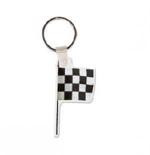Checkered Flag Vinyl Keychain