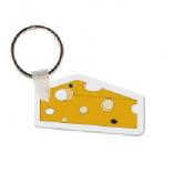 Cheese Wedge Soft Vinyl Keychain