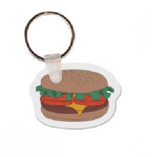 Cheeseburger Soft Vinyl Keychain