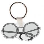 Glasses Soft Vinyl Keychain