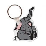 Cartoon Elephant Soft Vinyl Keychain