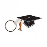 Graduation Cap Soft Vinyl Keychain