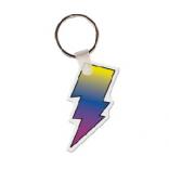 Lightning Bolt Soft Vinyl Keychain