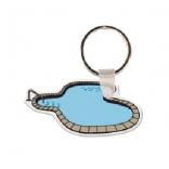 Swimming Pool Soft Vinyl Keychain