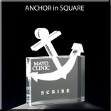 Anchor Shaped Acrylic Award/Paperweight