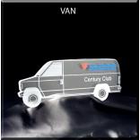 Van Shaped Acrylic Award/Paperweight