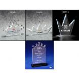 Crown Shaped Acrylic Award/Paperweight 