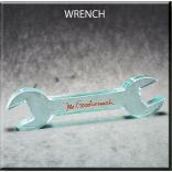Wrench Shaped Acrylic Award/Paperweight 