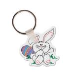 Easter Bunny Logo Soft Vinyl Keychain