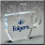 Mug Shaped Acrylic Award/Paperweight