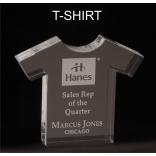 T-Shirt Shaped Acrylic Award/Paperweight