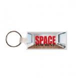 Rectangle with Tab Soft Vinyl Key Tag