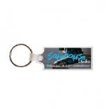 Rectangle with Tab #2 Soft Vinyl Key Tag