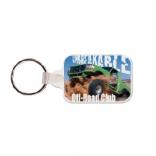 Rectangle with Rounded Corners #3 Soft Vinyl Keychain