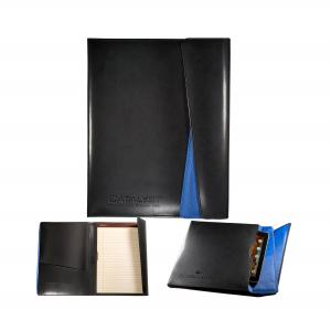 Leather Portfolio with Tablet Case 
