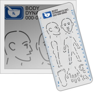 Human Body Stencil