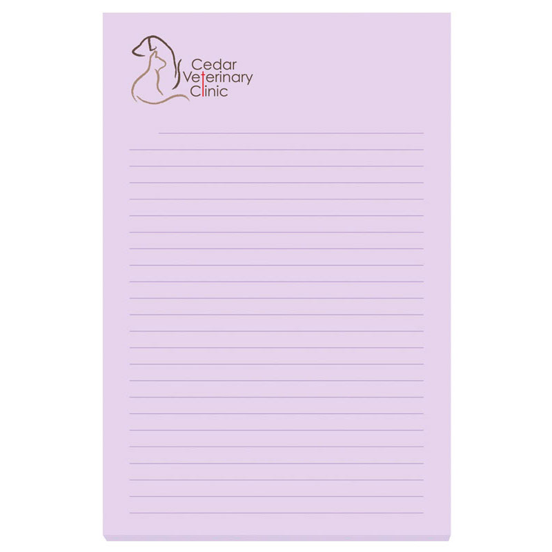 Promotional 4&quot; x 6&quot; 25 Sheet Bic Sticky Notes 