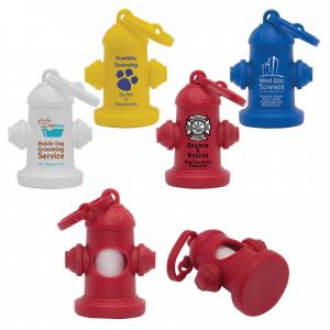 Fire Hydrant Shaped Pet Waste Bag Dispensers