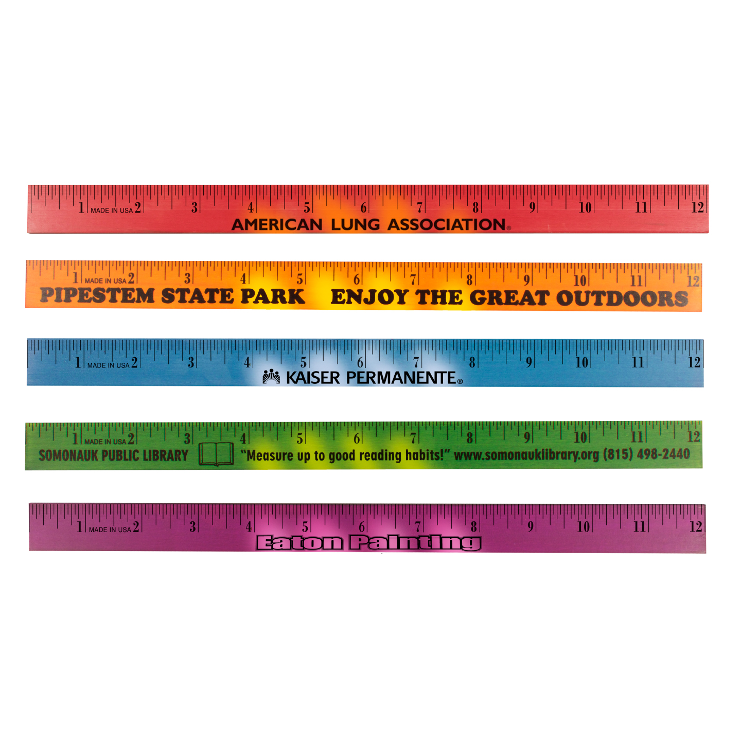 Custom Printed Mood Color Changing 12 Inch Ruler