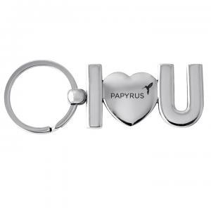 Metal &quot;I Love You&quot; Keychain 