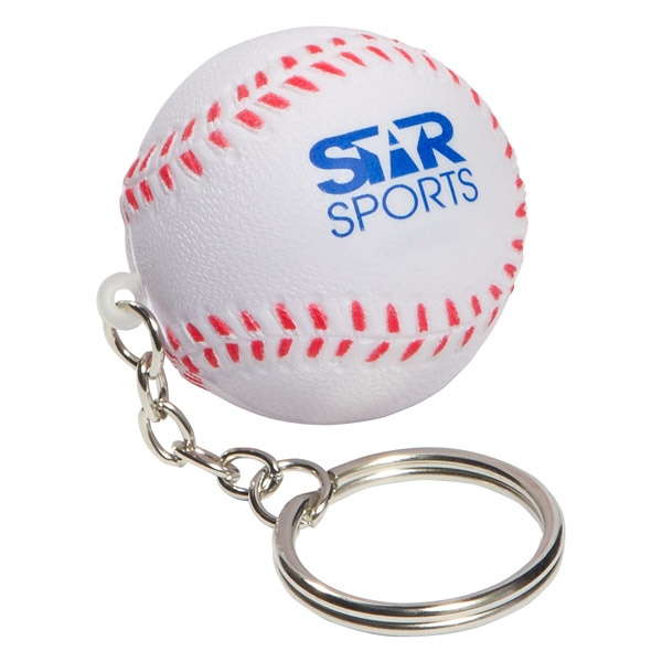 Baseball Key Chain Stress Reliever