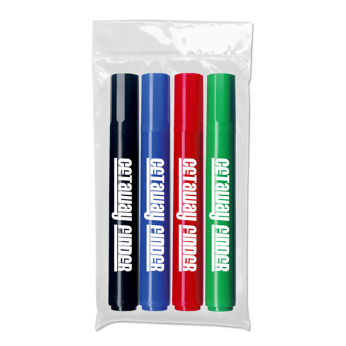 Permanent Marker Four Pack