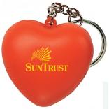 Heart Shaped Stress Reliever Keychain