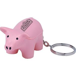 Pig Stress Reliever Keychain