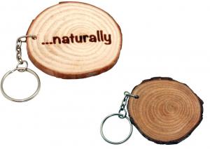 Eco-Friendly Real Wood Keychain