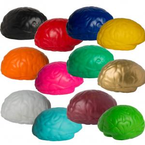 Colorful Brain Shaped Stress Reliever