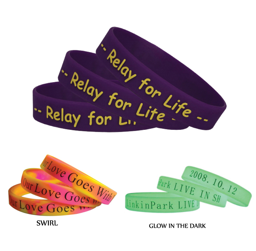 Promotional Printed Silicone Wristband 