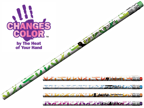 Awareness Ribbon Themed Color Changing Mood Pencil