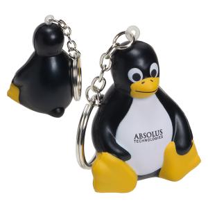 Sitting Penguin Key Chain Stress Reliever