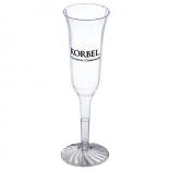 5 Oz. Plastic Fluted Champagne Glass 