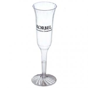 5 Oz. Plastic Fluted Champagne Glass 