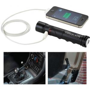 Emergency Flashlight with 1400 mAh Cell Phone Charger 