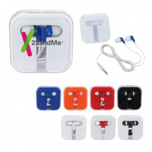 Ear Buds In Square Case