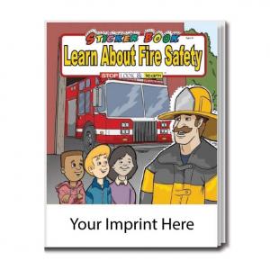 &quot;Learn About Fire Safety&quot; Sticker Book