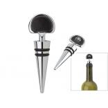 Wine Stopper With Leatherette Trim