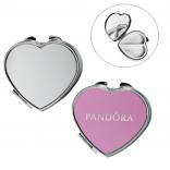 Heart Shaped Pill Box With Mirror