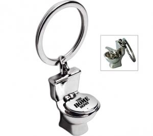Metal Toilet Keychain