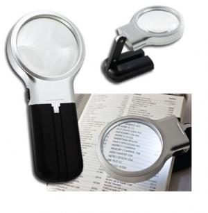 Hand Held and Free Standing Magnifier w/ Light