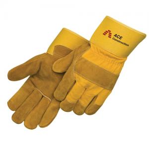 Split Cowhide Yellow Palm Glove